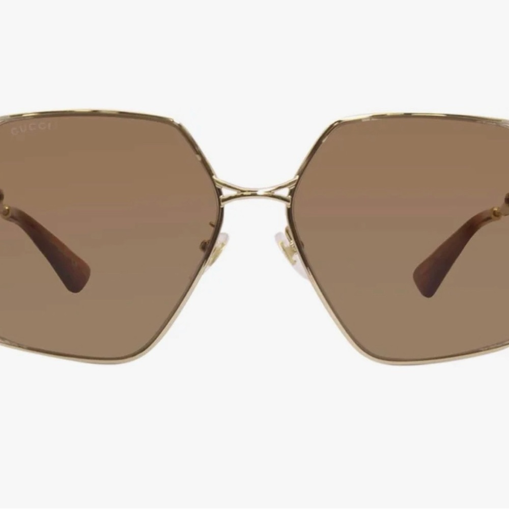 Gucci Sunglasses GG0817S 65mm with gold/brown lens. - Picture 7 of 7